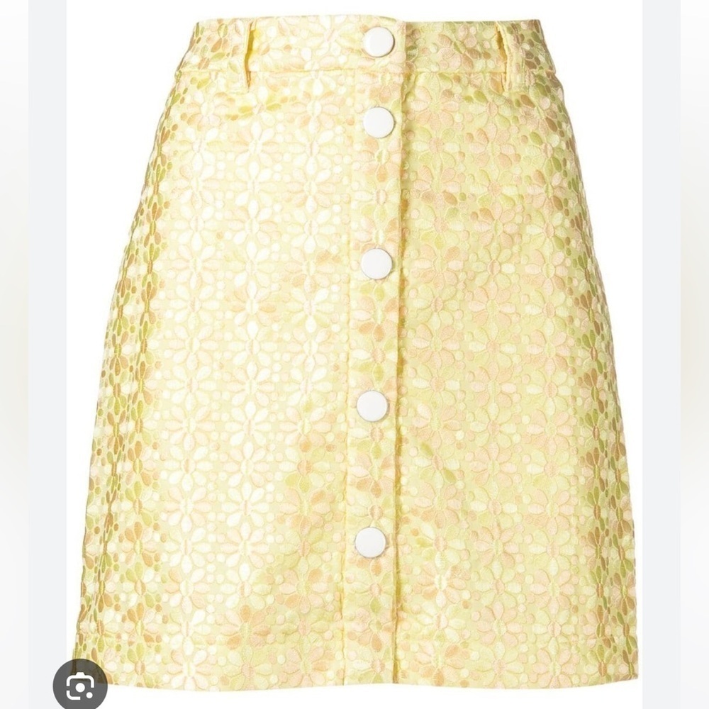 STAUD Vallis Skirt in Sun Bleached Floral Size 4 New With Tags! - Picture 2 of 10
